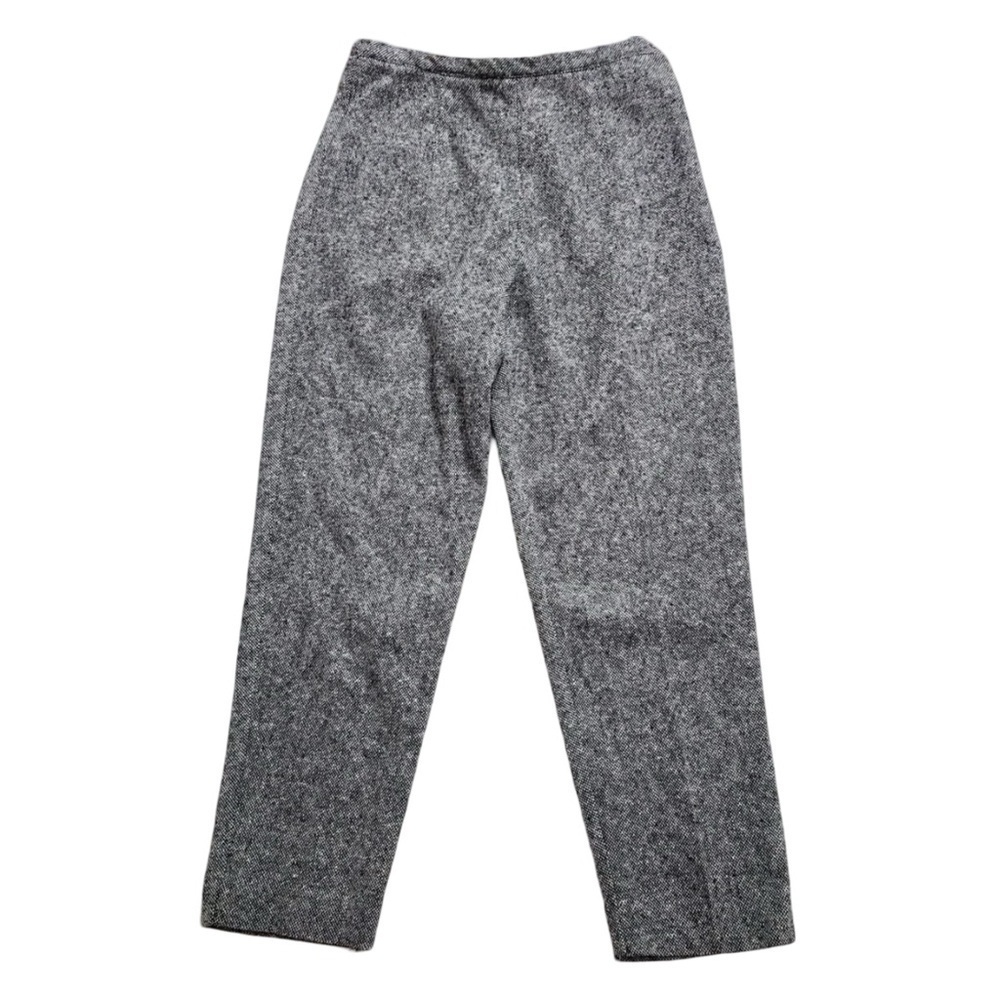 Talbots Petite Houndstooth Ultra High Rise Wool Trousers 12 Runs Small